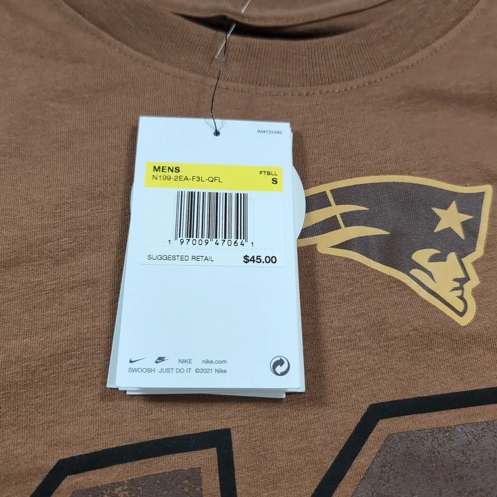 Nike Mac Jones‎ New England Patriots Salute to Service Jersey Shirt Mens Small